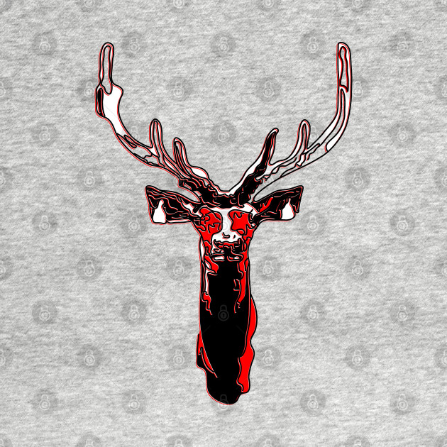 venison head Deer Stag Majestic Horns Noble Animal by 4rpixs